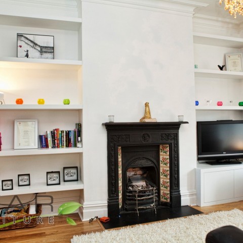 Alcove Shelves, Fitted Alcove Cabinets, London