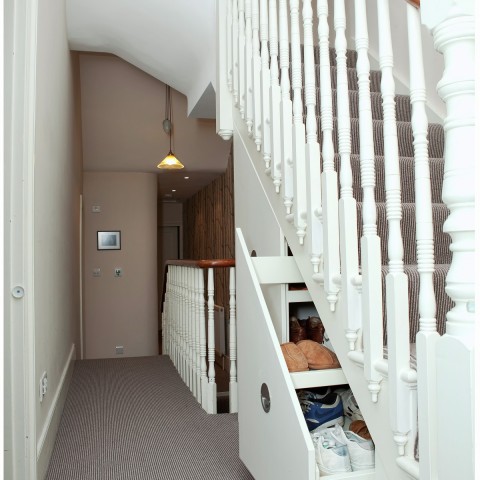 05 white under stairs storage units