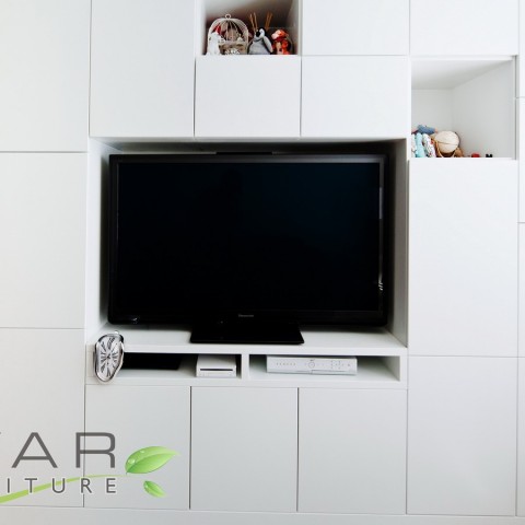 Wardrobe TV Entertainment unit, Front view