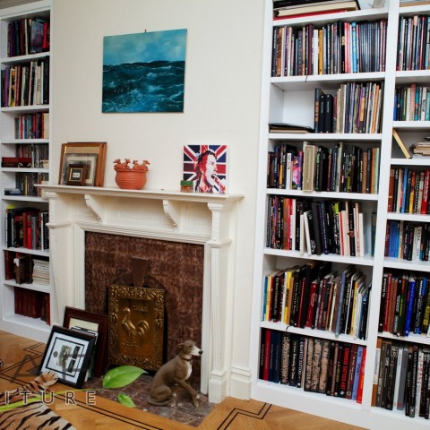 Bespoke Bookshelves, Side view