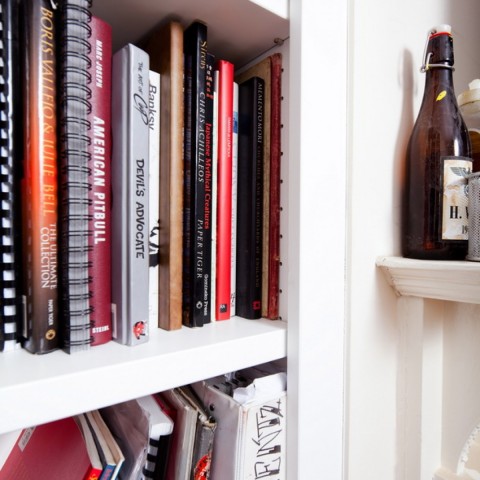 Handmade Bespoke Bookcase, Close-up