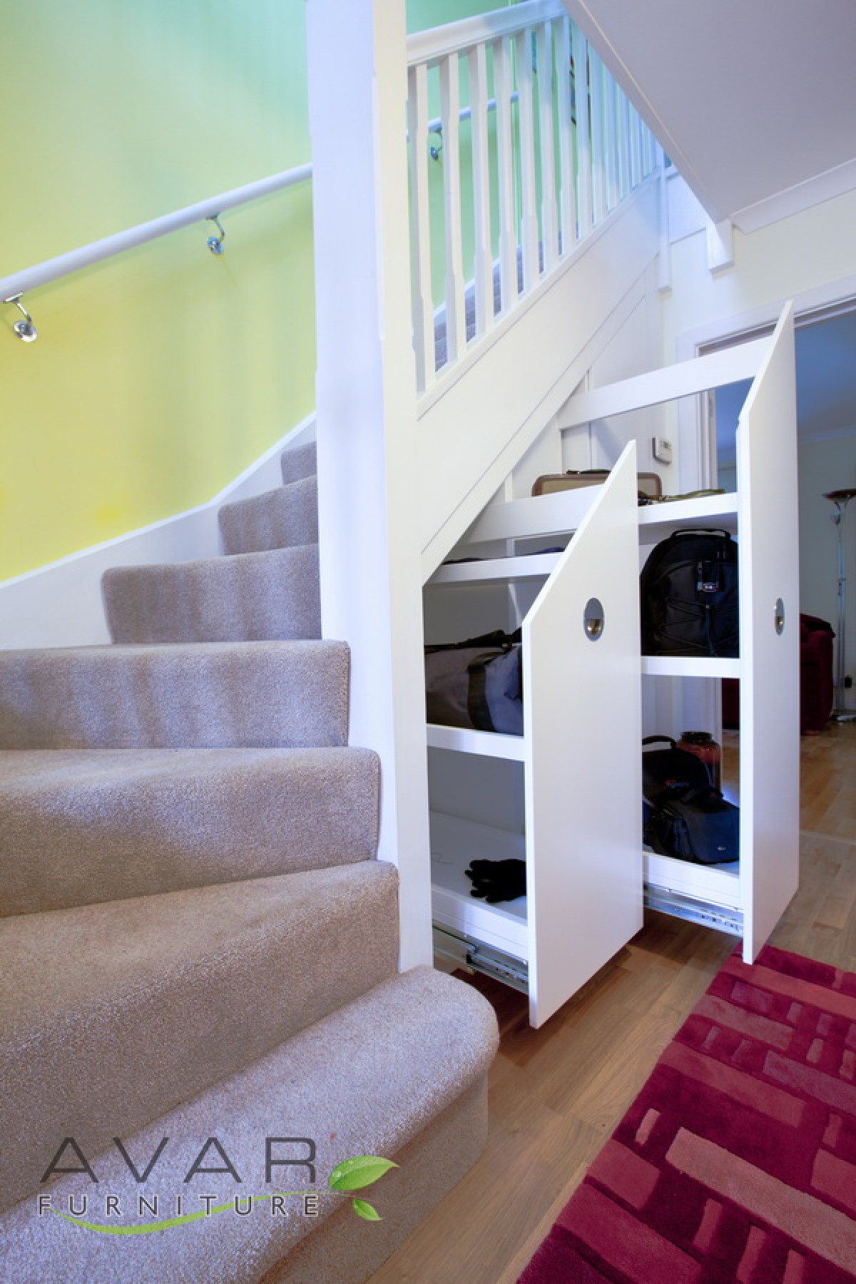 Clever storage ideas for under the stairs