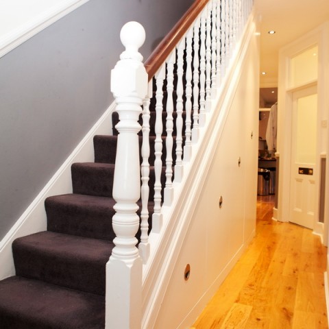 Under Stairs Storage in London, Flush Design