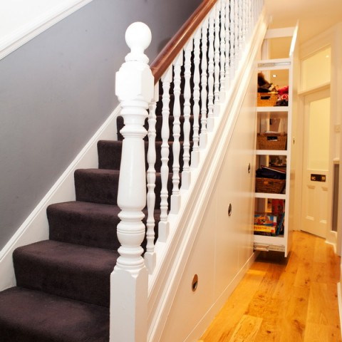 Under Stairs Cupboard Storage, Fully used Space