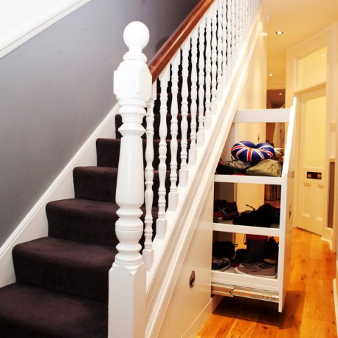 Bespoke Under stairs Storage, Pull Out Drawer