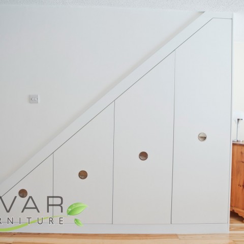 Under Stairs storage door, Space under the stairs