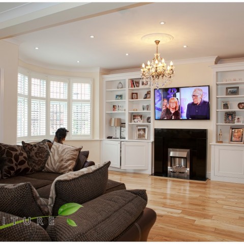 02 alcove cabinets london, Fluted Columns