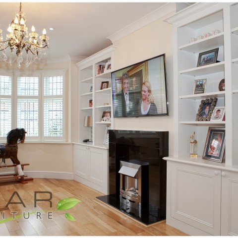 04 alcove shelving london Traditional Doors