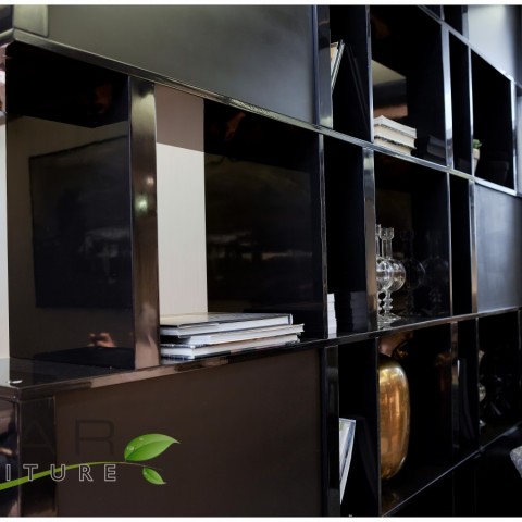 05 custom made bookcases, Black colour