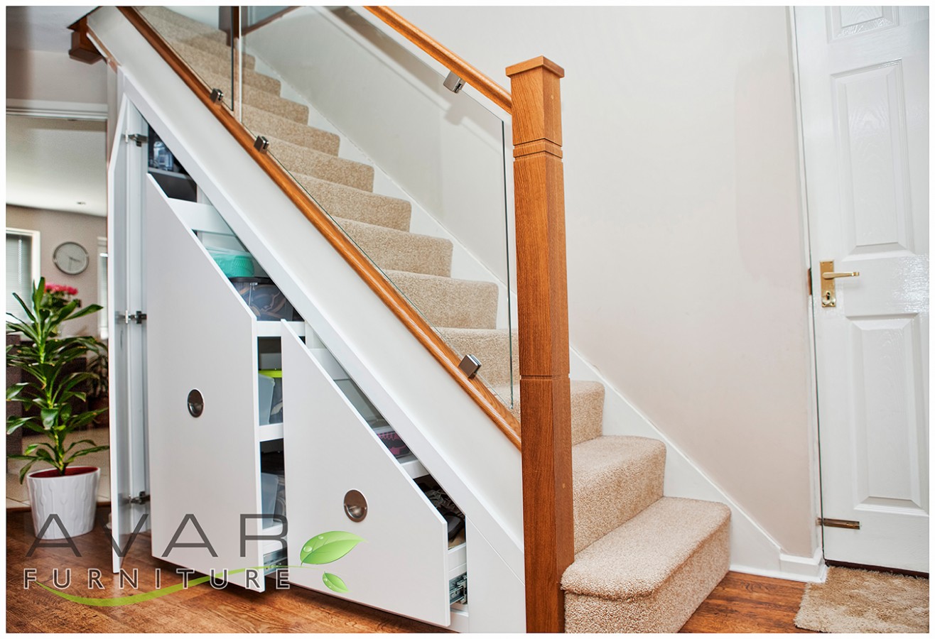 Clever storage ideas for under the stairs