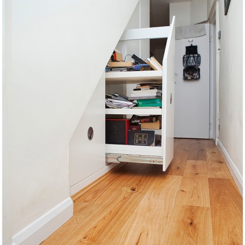 under stairs storage