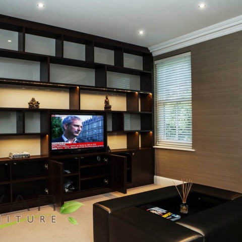 Home cinema furniture, doors with lockers