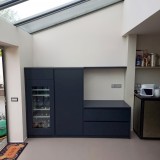 Wine cabinet in interior