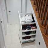 Shoe storage pull out