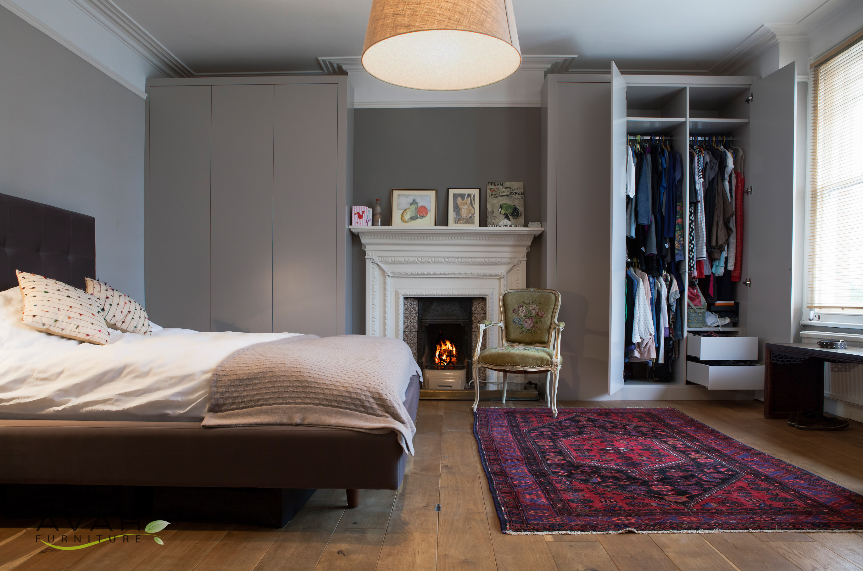 Built in sales victorian wardrobes